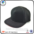 cheap price black plain snapback cap